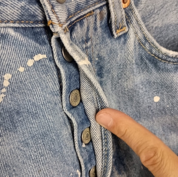 NWT Free People X Tricia Fix One-O-A-Kind Collection Jeans Size Small  $260 - Picture 6 of 10